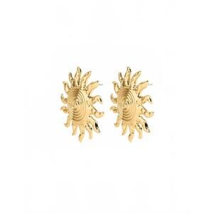 NEW LUV AJ women's ibiza sun earrings in gold